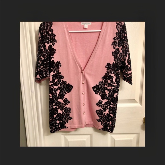 Pink Short Sleeve Cardigan - Picture 4 of 7